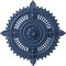 Ekena Millwork Haylynn Ceiling Medallion (Fits Canopies up to 1 1/4"), 29 1/8"OD x 1 1/4"ID x 4"P, Americana CM29HYAMF - alternate 1